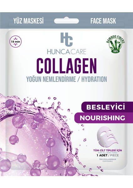 Collagen Kağıt Yüz Maske - Yoğun Nemlendirme/ Hydratıon