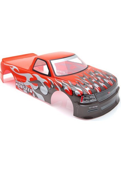 1/10 Rc Araba Için T-10 Pvc Boyalı Gövde Kabuğu 1/10 Rc Araba, Kırmızı (Yurt Dışından) fiyatları