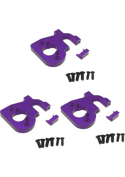 3x Rc Araba Metal Motor Montajı Tutucu 124019 124018 144001 Rc Araba Yedek Parça Yükseltme Aksesuarları (Yurt Dışından)