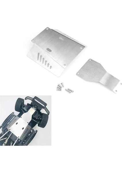 Metal Paslanmaz Çelik Şasi Zırh Koruma Plakası Cc-01 CC01 1/10 Rc Paletli Araba Yükseltme Parçaları (Yurt Dışından)