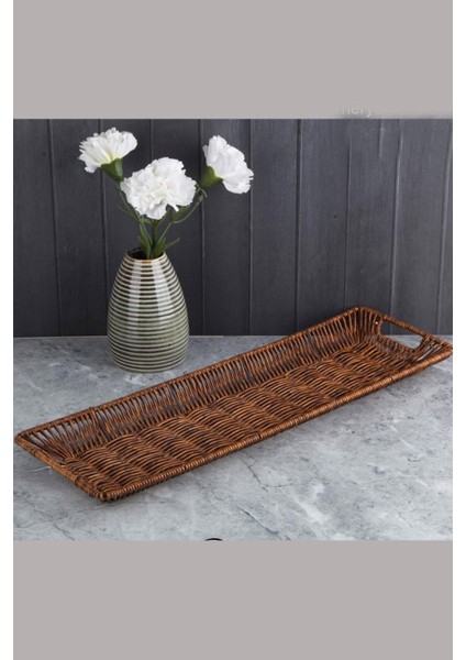 Plastik Hasır 40x16cm Sepet
