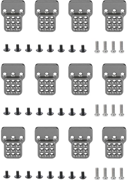12X Metal Ayarlanabilir Braket Genişletici Koltuk C14 C24 C34 C44 B14 B16 B24 B36 Titanyum (Yurt Dışından)