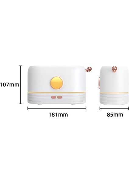 Hava Nemlendirici Uçucu Yağ Difüzörü Ev Yatak Odası Araba Alev USB Ultrasonik Aromaterapi Hava Temizleme Cihazı (Yurt Dışından) indirimleri