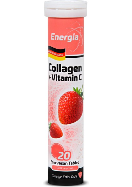 Energıa® Kadınlar Için Kolajen ve Vitamin C Içeren Efervesan Tablet