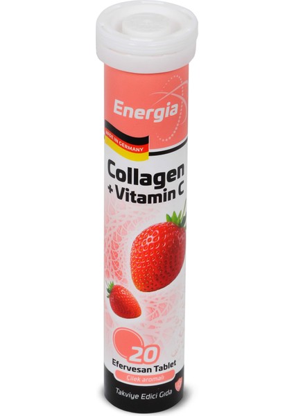 Energıa® Kadınlar Için Kolajen ve Vitamin C Içeren Efervesan Tablet