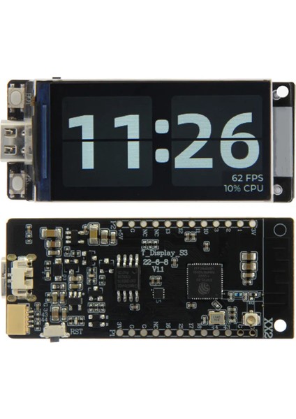 ESP32-S3R8 T-Display-S3 Geliştirme Kartı 1.9 Inç LCD Ekran Wıfı Bluetooth5.0 170X320 Kablosuz Modül (Yurt Dışından)