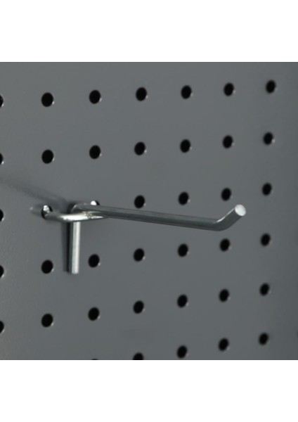 Rafburada® 50 Adet Delikli Panel Kancası.aksesuar Kancası 25 Cm-3.00 cm