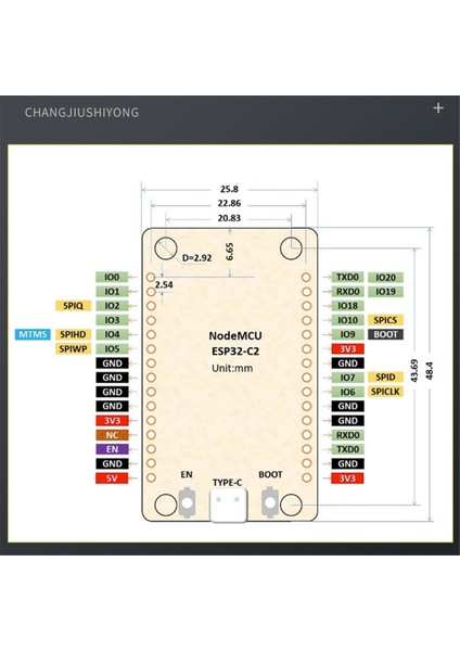 ESP8684 Geliştirme Kartı Type-C USB ESP32-C2 Espc2-12 Devkit Seri CH340 Wifi+Bluetooth Çift Çekirdekli Modül (Yurt Dışından)