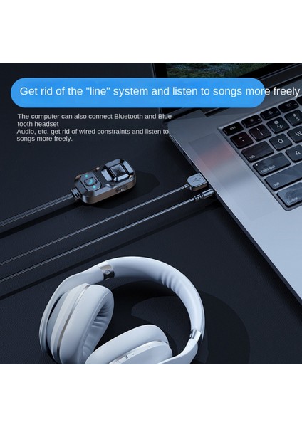 Araç Bluetooth Alıcısı Aux Araç 3.5mm Ses Bluetooth Adaptörü Verici Bluetooth 5.1 Ses Adaptörü (Yurt Dışından)