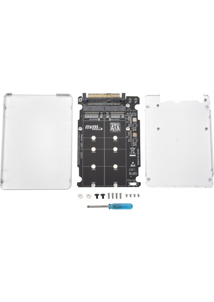 M.2 Ssd'den U.2 Adaptörüne 2'si 1 Arada M.2 Nvme ve Sata-Bus Ngff Ssd'den Pcı-E U.2 SFF-8639 Adaptörüne Pcıe M2 Dönüştürücü, Kabuklu (Yurt Dışından)