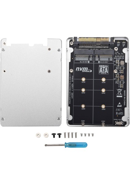 M.2 Ssd'den U.2 Adaptörüne 2'si 1 Arada M.2 Nvme ve Sata-Bus Ngff Ssd'den Pcı-E U.2 SFF-8639 Adaptörüne Pcıe M2 Dönüştürücü, Kabuklu (Yurt Dışından)