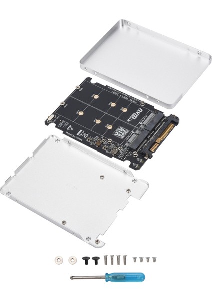 M.2 Ssd'den U.2 Adaptörüne 2'si 1 Arada M.2 Nvme ve Sata-Bus Ngff Ssd'den Pcı-E U.2 SFF-8639 Adaptörüne Pcıe M2 Dönüştürücü, Kabuklu (Yurt Dışından)