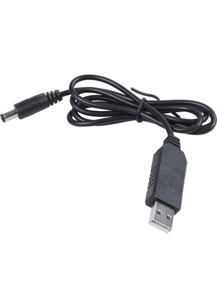 5V Dc 12V 2.1mm x 5.5mm Modülü Dönüştürücü Dc Varil Erkek Konnektör Jakı Güç Kablosu Fişi, USB Dc Kablosu -1m (Yurt Dışından)