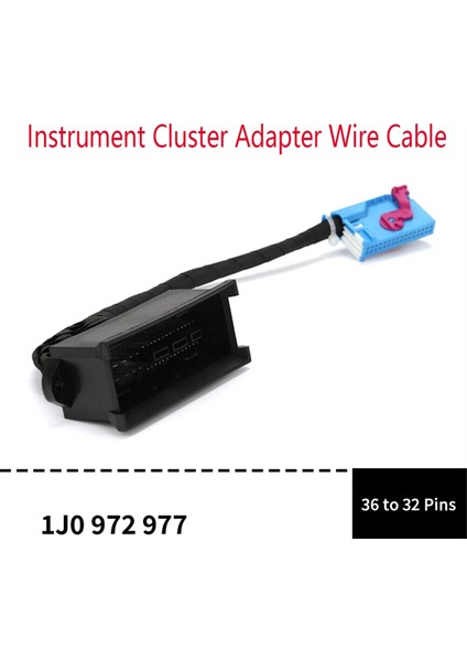 Araba 36 Ila 32 Pin Tak ve Çalıştır Alet Kutusu Adaptör Tel Kablo Için B6 B7 R36 Magotan 1J0972977 (Yurt Dışından)