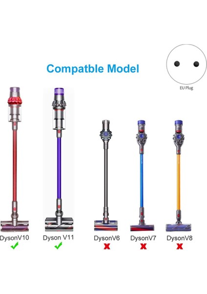 V6/V7//SV03/SV04 Için Pil Şarj Cihazı, /DC58/DC61 Için 26,1V 0,78A Güç Kaynağı Kablosu Adaptörü, Ab Tak (Yurt Dışından) fiyatları