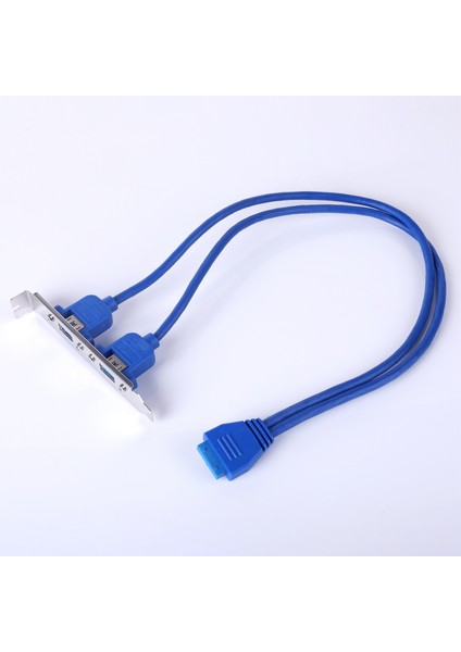 20 Pimli USB 3.0 Çift Bağlantı Noktalı Kablo Başlığı, Anakarttaki USB 3.0 Bağlantı Noktanızı Bilgisayar Kasası Çerçevesine Uzatın (Yurt Dışından) fırsatları