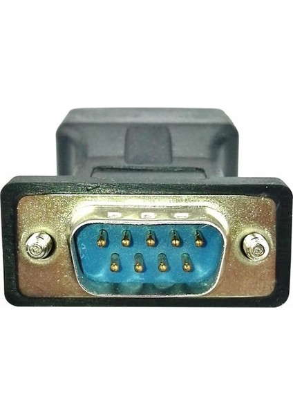 2 Paket VGA Genişletici Erkek RJ45 Cat5 Cat6 20 M Ağ Kablosu Adaptörü Com Bağlantı Noktası Lan Ethernet Bağlantı Noktası Dönüştürücü (Yurt Dışından)