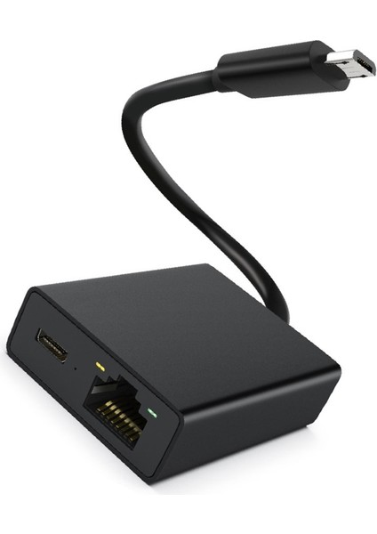 Mikro USB Ağ Kartı Ethernet Adaptörü 4K Stick Ethernet Anahtar Yönlendirici Için Mikro Usb'den 100M Ağ Kartına (Yurt Dışından)
