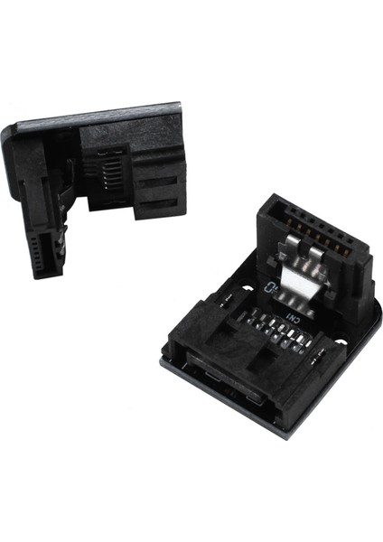 Sata 7pin Dişi 7pin Erkek 90 Derece Açılı Adaptör Anakart Anakart Masaüstü Bilgisayarlar Için SSD HDD (Yurt Dışından) fiyatları