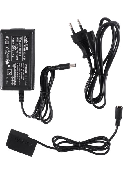 -E18 750D 800D 200D 77D X8I Kamera Şarj Cihazı Için Harici Güç Adaptörü-Ab Fişi (Yurt Dışından)