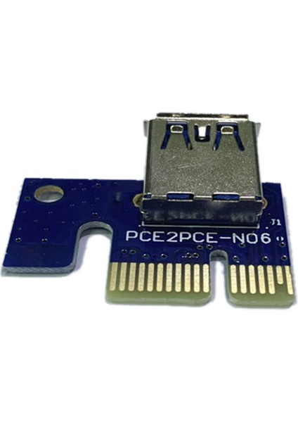 PCIE1X - 16X Genişletici Yükseltici Yükseltici Kart Adaptörü Sata 6pin Usb3.0 Kablosu (Yurt Dışından)
