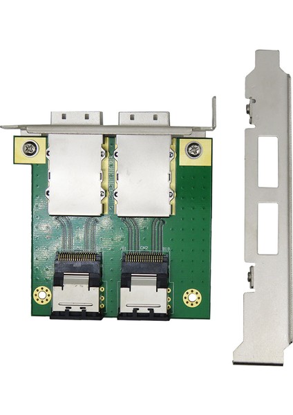 Çift Bağlantı Noktalı Mini Sas Dahili SFF-8087'DEN Harici Hd SFF-8088 SAS26P Pcı Sas Adaptör Kartına (Yurt Dışından)