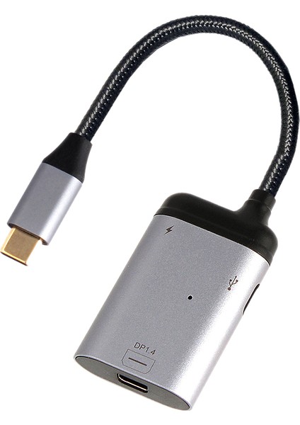 3'ü 1 Arada Tip-C'den Mini Dp'ye Dönüştürücü Pd S20 S10 Için Şarj Bağlantı Noktası Veri USB C Iletim Adaptörü (Yurt Dışından)