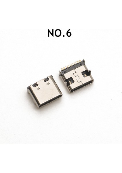 100 Adet/grup 10 Model Tip-C USB Şarj Dock Konnektörleri Mix 6pin ve 16PIN Telefon ve Dijital Ürün Tamir Takımları Için Kullanın (Yurt Dışından)