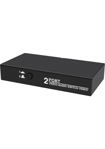 2 In 1 Out Av Anahtarı Seçici Kutusu 2 Port 3rca Av Ses Video Anahtarı Splitter Hub Switcher DVD Oynatıcı Stb Hdtv Tv Kutusu (Yurt Dışından)