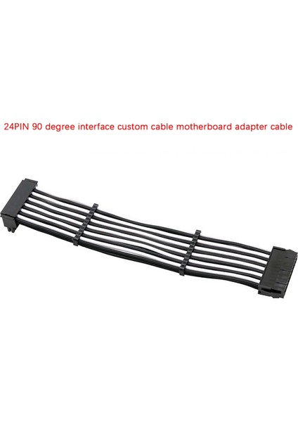 Bilgisayar Güç Anakart 24PIN 90 Derece Arayüz Güç Uzatma Kablosu Anakart Adaptör Kablosu (Yurt Dışından) modelleri