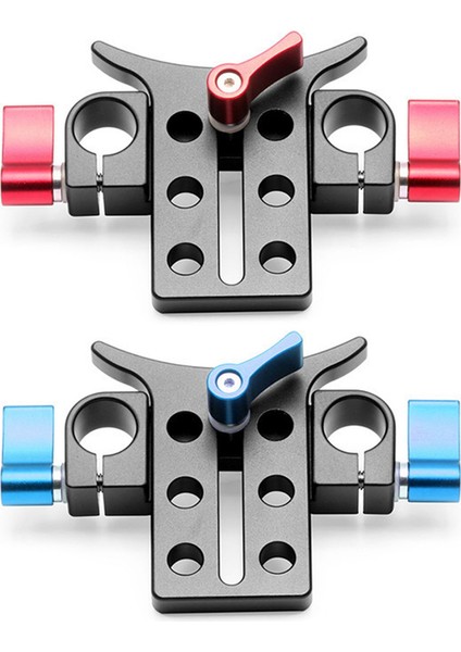 Alüminyum Alaşımlı 15 mm Telefoto Lens Braketi Adaptörü Uzatma Tüpü Klip 5d3 5d2 Slr Dslr Kamera, Kırmızı (Yurt Dışından) modelleri