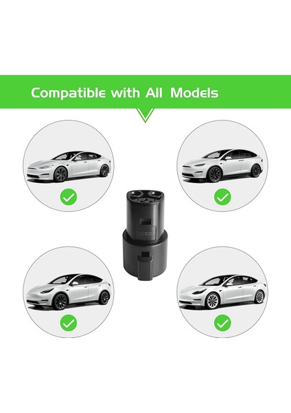 Elektrikli Araç Şarj Konektörü Sae J1772 Tip 1 - Model /3/s Için Evse Elektrikli Araç Şarj Adaptörü (Yurt Dışından)