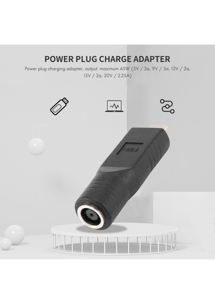 Dizüstü Telefon Için Dc Jack 7.4 x 5.0mm Güç Fişi Şarj Adaptörü (Yurt Dışından)