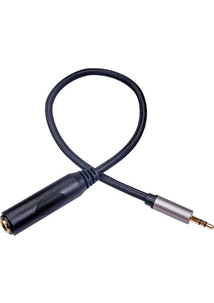 2 Adet 3.5mm Erkek 6.35MM Dişi Ses Kablosu 1/4 Ila 1/8 Adaptör Kablosu 1/4 Stereo Adaptör Gitar, Piyano, Mikser (Yurt Dışından) modelleri