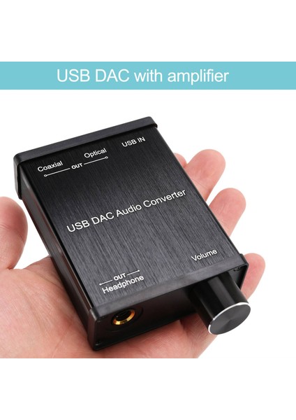Usb'den Koaksiyel S/pdıf Optik 3,5 Mm/6,3 mm Kulaklık Ses Dönüştürücü (Yurt Dışından) indirimleri