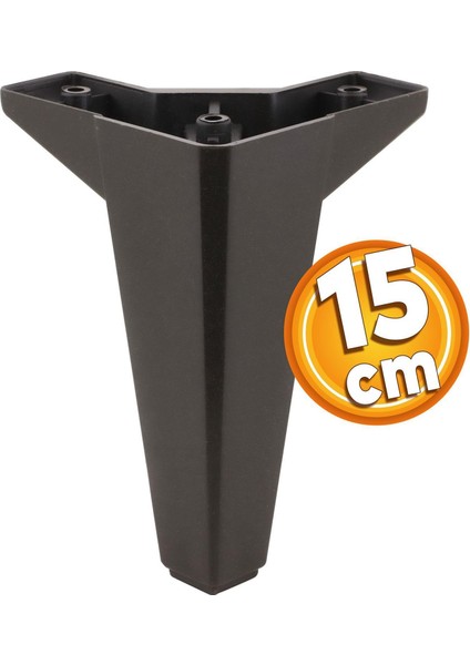 20'li Set Sedir Lüks Mobilya Koltuk Kanepe Tv Ünitesi Destek Ayağı 15 cm Siyah Ayakları fiyatları