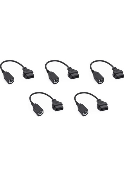 3pin Obd1 Adaptörü Için 5x Obd2 Kablosu Obd2 Obdıı 3 Pin - 16 Pin (Yurt Dışından)