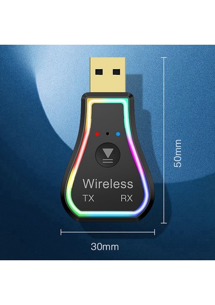 Araç Ses Bluetooth 5.0 10M Kablosuz Adaptör Ses Alıcısı (Yurt Dışından)