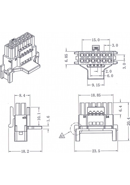 12VHPWR Modüler 2X12-PIN - 16 Pin 12-Pin Erkek Pcı-E 5.0 12VHPWR Rtx 4090 Psu 600W Atx 3.0 12+4PIN,2X12PLB (Yurt Dışından)