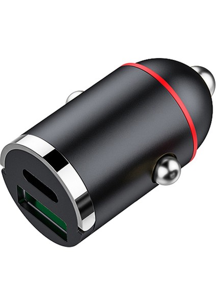 Hızlı Şarj Telefon Şarj Adaptörü Şarj Soketi Çakmak 12-24V (Yurt Dışından)