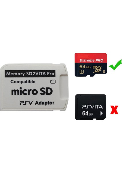 SD2VITA 5.0 Hafıza Kartı Adaptörü, Psvsd Mikro Sd Adaptörü Için (Yurt Dışından)