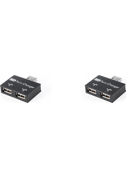 Çift 2 Bağlantı Noktalı USB Dc 5V Şarj Ayırıcı Hub Adaptörü Dönüştürücü (Yurt Dışından)