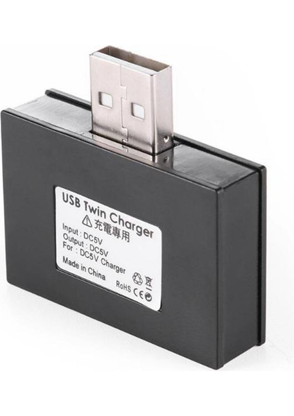 Çift 2 Bağlantı Noktalı USB Dc 5V Şarj Ayırıcı Hub Adaptörü Dönüştürücü (Yurt Dışından)