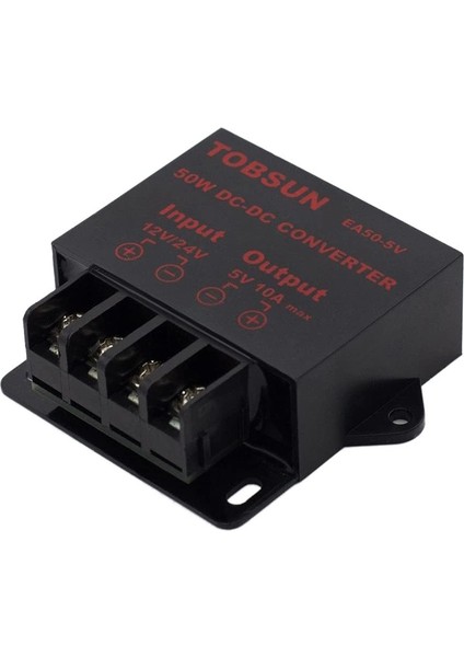 24V/12V - 5V 10A 50W Araç Güç Kaynağı Güç Dönüştürücü Dc Dönüştürücü (Yurt Dışından)