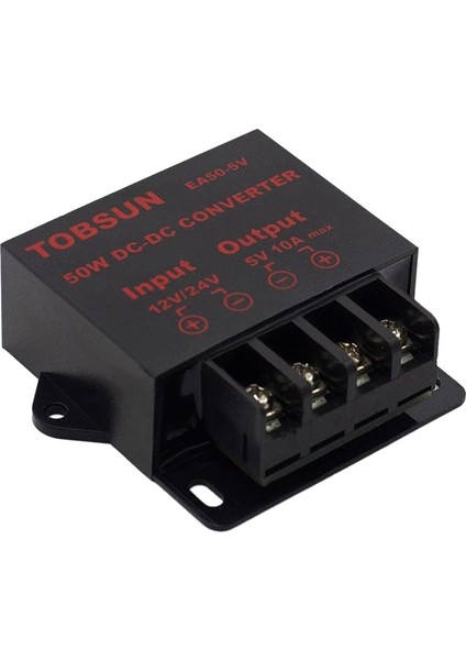 24V/12V - 5V 10A 50W Araç Güç Kaynağı Güç Dönüştürücü Dc Dönüştürücü (Yurt Dışından)