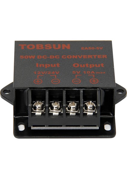 24V/12V - 5V 10A 50W Araç Güç Kaynağı Güç Dönüştürücü Dc Dönüştürücü (Yurt Dışından)