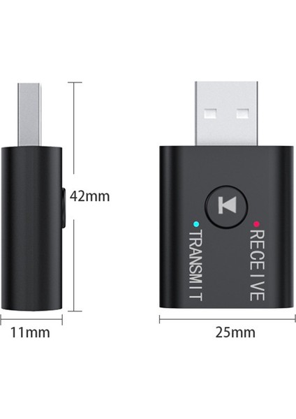 Tv Pc Araba Için 2'si 1 Arada USB Bluetooth Ses Verici Alıcı Adaptörü (Yurt Dışından) modelleri