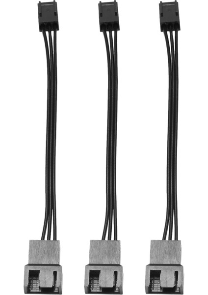 6 Adet 4pin Pwm - 3pin Standart Fan Adaptör Kablosu (Yurt Dışından)