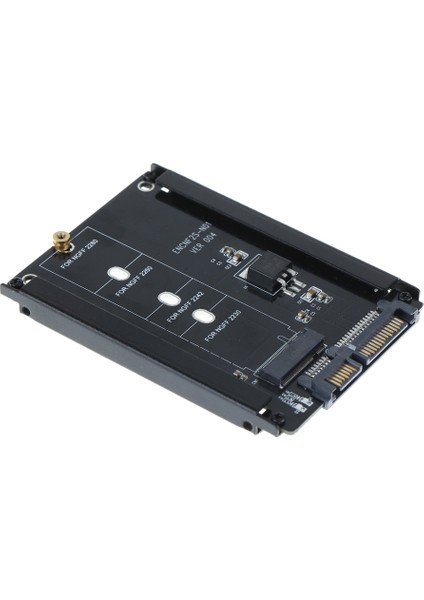 Siyah Kasa B+M Soket 2 M.2 Ngff (Sata) SSD - 2230/2242/2260/2280MM M2 SSD Için 2,5 Sata Adaptörü (Yurt Dışından)
