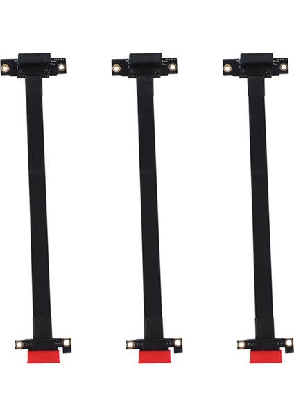 3x 90 Derece Pci-E Pci Express 1x - 1x Yuva Yükseltici Kart Dönüştürücü (Yurt Dışından)